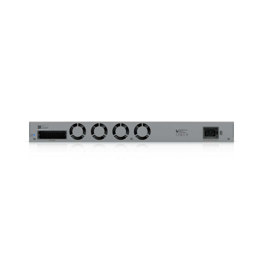 UniFi Switch USW-Pro-XG-24 / Capa 3 / 24 puertos  (16 × 10 GbE, 8 × 2,5 GbE) + 2 puertos SFP28 25 G