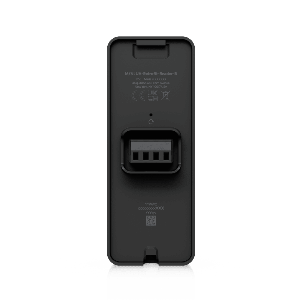 Lector Retrofit OSDP para Interior y Exterior con Soporte para Tarjeta NFC, Compatible con UniFi Retrofit Hub y Cableado Existente