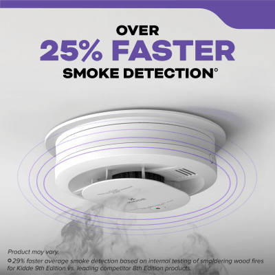 Detector de Humo Compacto Fotoeléctrico Autónomo | Batería AA Reemplazable | Modelo 21031529 | Pieza