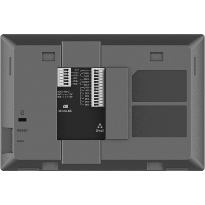 Estación de Intercomunicación SIP con Wi-Fi 6, Bluetooth y Control Total para Agendamiento de Salas y Edificios Inteligentes (Color Negro)