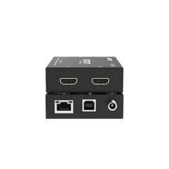 Extensor HDMI | Soporta KVM | Transmisión hasta 100 m | Cable CAT6 |  1080P@60Hz | Copia EDID automática | Sin compresión ni retraso | PoC