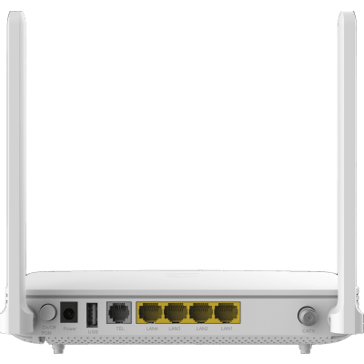 ONT GPON OptiXstar WiFi6 con 4 puertos GE + 1 POTS + 1 CATV, conector SC/APC