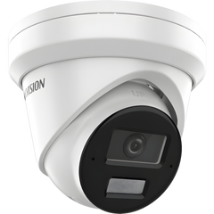 [Dual Light + 2 Micrófonos Integrados] Turret IP 6 Megapixel / Lente 2.8 mm / 30 mts Luz Blanca + 30 mts IR / ACUSENSE / Exterior IP67 / WDR 120 dB / PoE / ONVIF / Micro SD / Metal / ACUSEEK