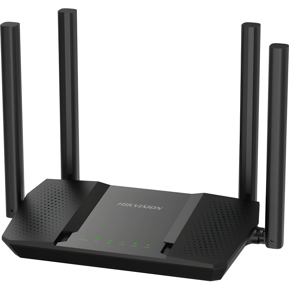 Router Inalámbrico WISP Gigabit / Wifi 5 / Hasta 1200 Mbps / Doble Banda AC (2.4 GHz y 5 GHz) / 3 Puertos LAN 10/100/1000 Mbps + 1 Puerto WAN 10/100/1000 Mbps /  4 Antenas Externas Omnidireccional de 5 dBi / Interior