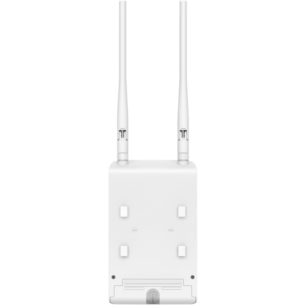 Access Point Inalámbrico Omada Interior/Exterior / AX1800 Wi-Fi 6 Doble Banda 4-Stream / Hasta 1.8 Gbps / 2 Antenas Externas Desmontables / IP65 e IP66 / Protección contra Rayos 6 kV / Puerto Gigabit PoE+ / Omada SDN