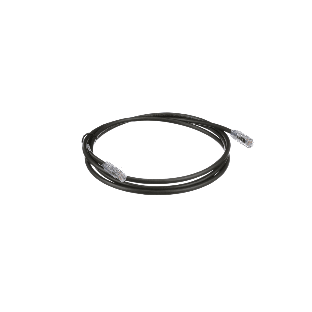 Cable de Parcheo UTP, Cat6A, 24 AWG, CM, Color Negro, 3.05 Metros (10 Pies)