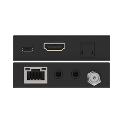 Extensor HDMI 4K@60Hz | PoC Bidireccional | HDR y Dolby Vision | Audio ARC y Óptico | Transmisión hasta 70m por CAT6