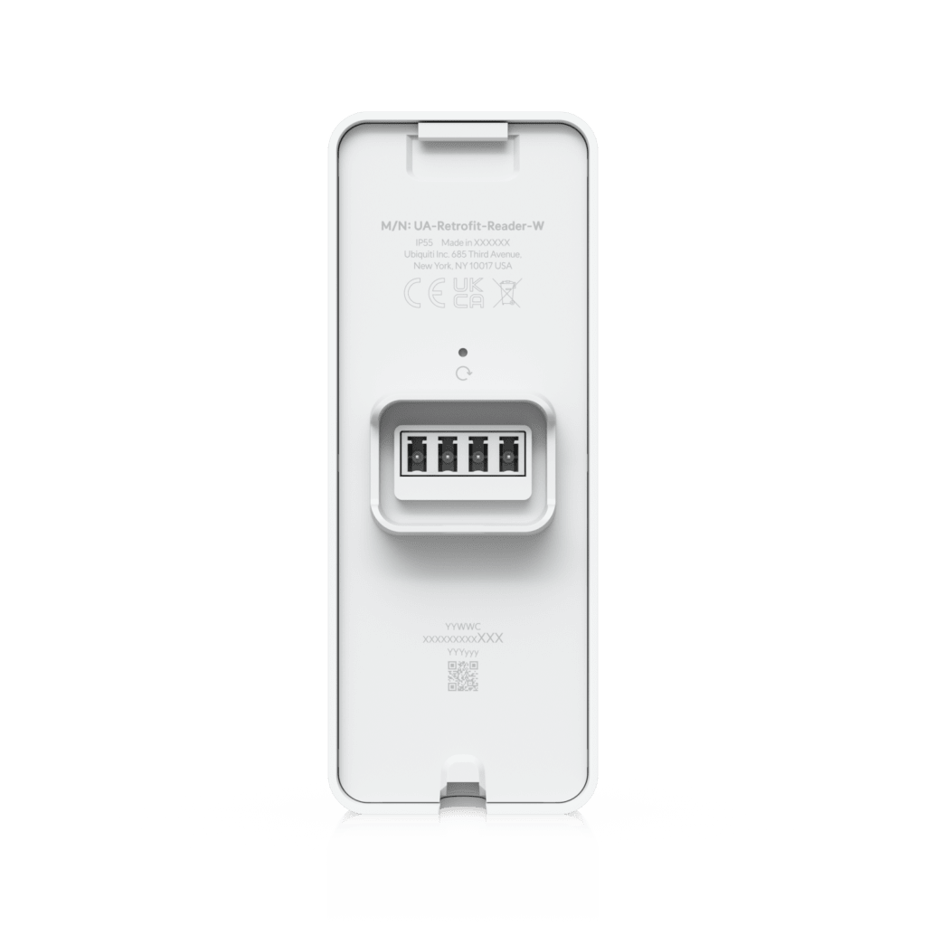 Lector Retrofit OSDP para Interior y Exterior con Soporte para Tarjeta NFC, Compatible con UniFi Retrofit Hub y Cableado Existente