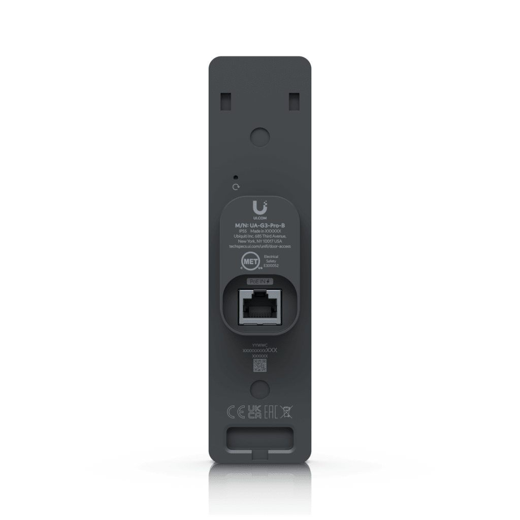 Lector de Acceso G3 Pro con NFC, PIN, App UniFi Identity, Reconocimiento Facial y Touch Pass, Intercomunicador con Video, Resistencia IP55 y Alimentación PoE