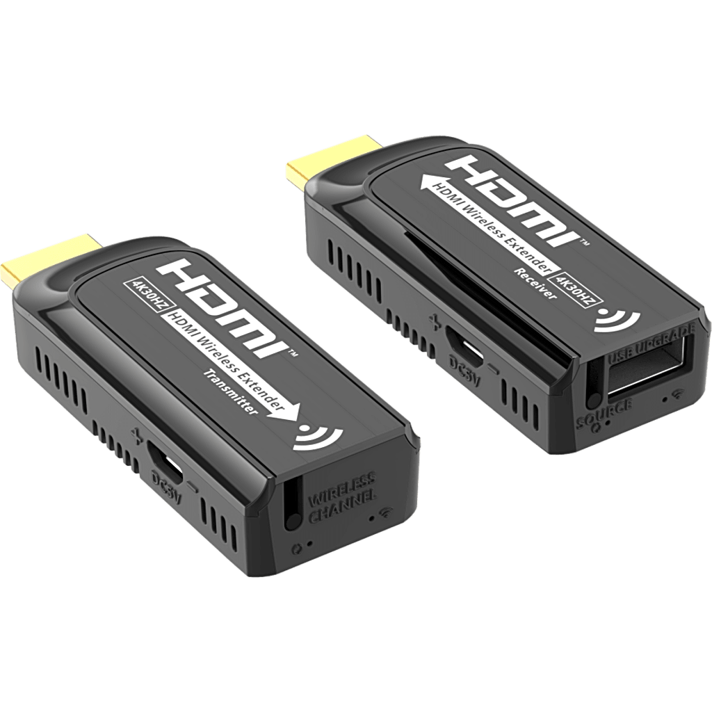 Extensor Inalambrico HDMI TT466MINI | Ultra HD 4K @ 30Hz | Distancia 20 mts | Banda WiFi 5GHz | Mini Size | Retardo 150-320ms | HDMI 1.4 HDCP 1.4