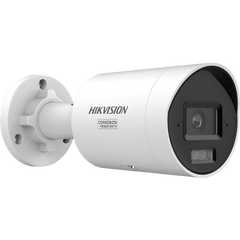 [Dual Light + ColorVu 3.0 + HikAI] Bala IP 4 Megapixel / Lente 2.8 mm / 40 mts IR + Luz Blanca / 2 Microfonos Integrados / Exterior IP67 / WDR 130 dB / ACUSENSE 3.0 / Metal / NEMA 4X / ACUSEEK