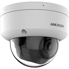 [Dual Light + 2 Micrófonos Integrados] Domo IP 6  Megapixel / Lente Mot. 2.8 a 12 mm / 40 mts Luz Blanca + 40 mts IR / ACUSENSE / Exterior IP67 / IK10 / WDR 120 dB / PoE / ONVIF / Alarmas I/O / Micro SD / Metal / ACUSEEK