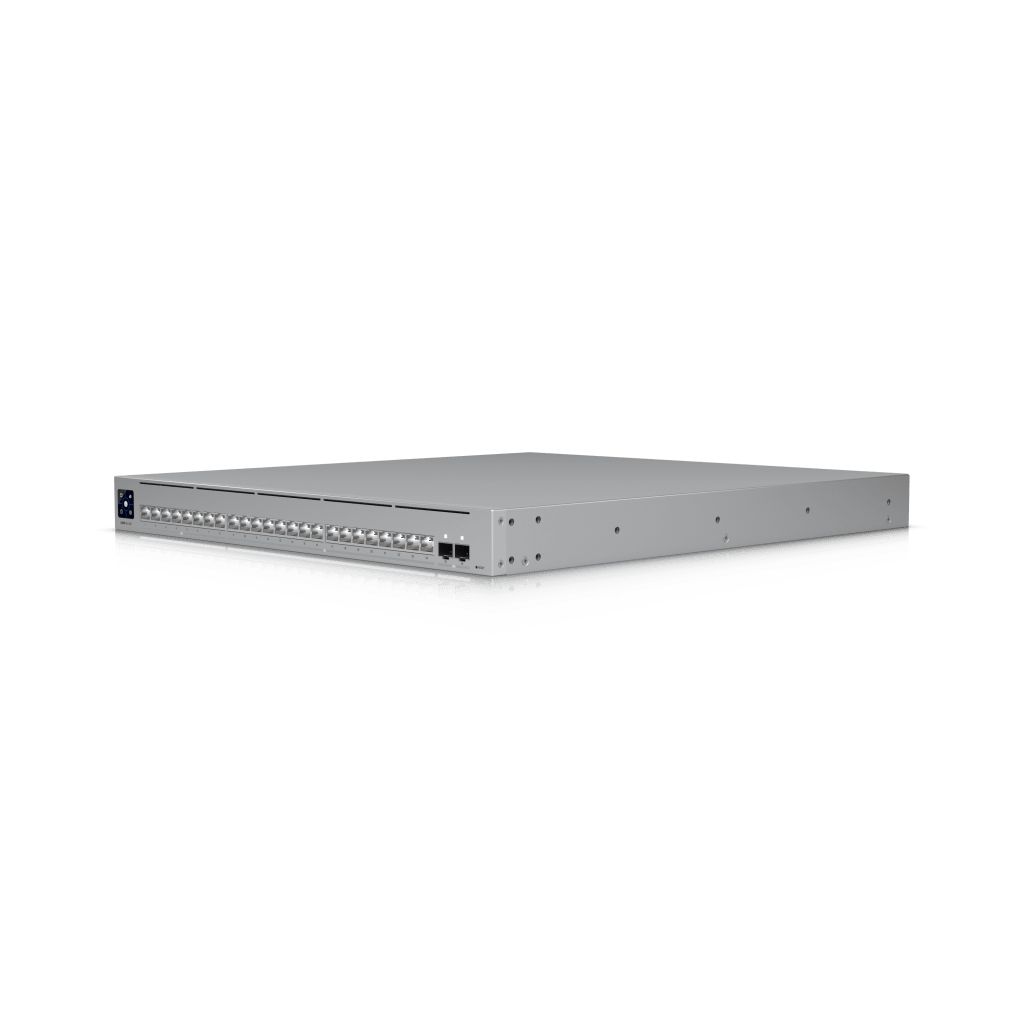 UniFi Switch USW-Pro-XG-24 / Capa 3 / 24 puertos  (16 × 10 GbE, 8 × 2,5 GbE) + 2 puertos SFP28 25 G