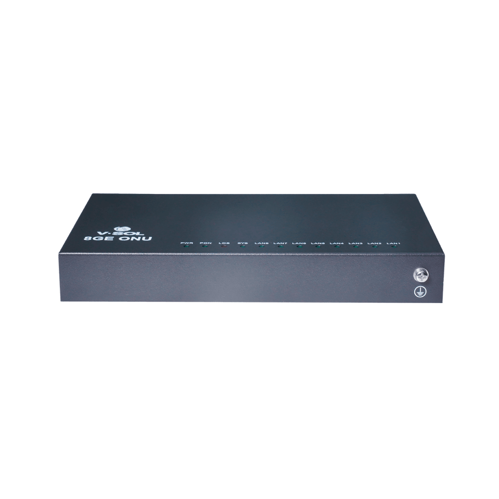 ONU Dual EPON/GPON / 8 Puertos PoE 802.3at Gigabit /  1 Puerto SC/UPC