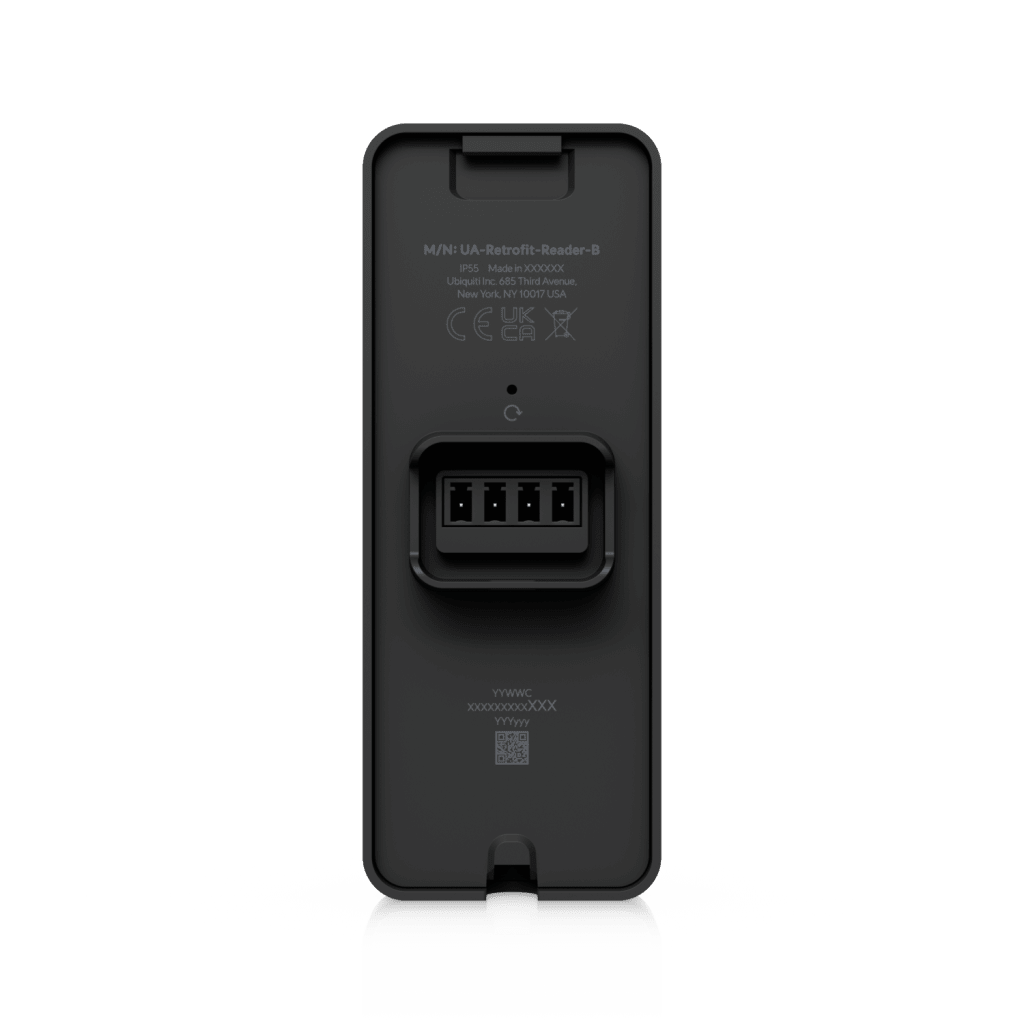 Lector Retrofit OSDP para Interior y Exterior con Soporte para Tarjeta NFC, Compatible con UniFi Retrofit Hub y Cableado Existente