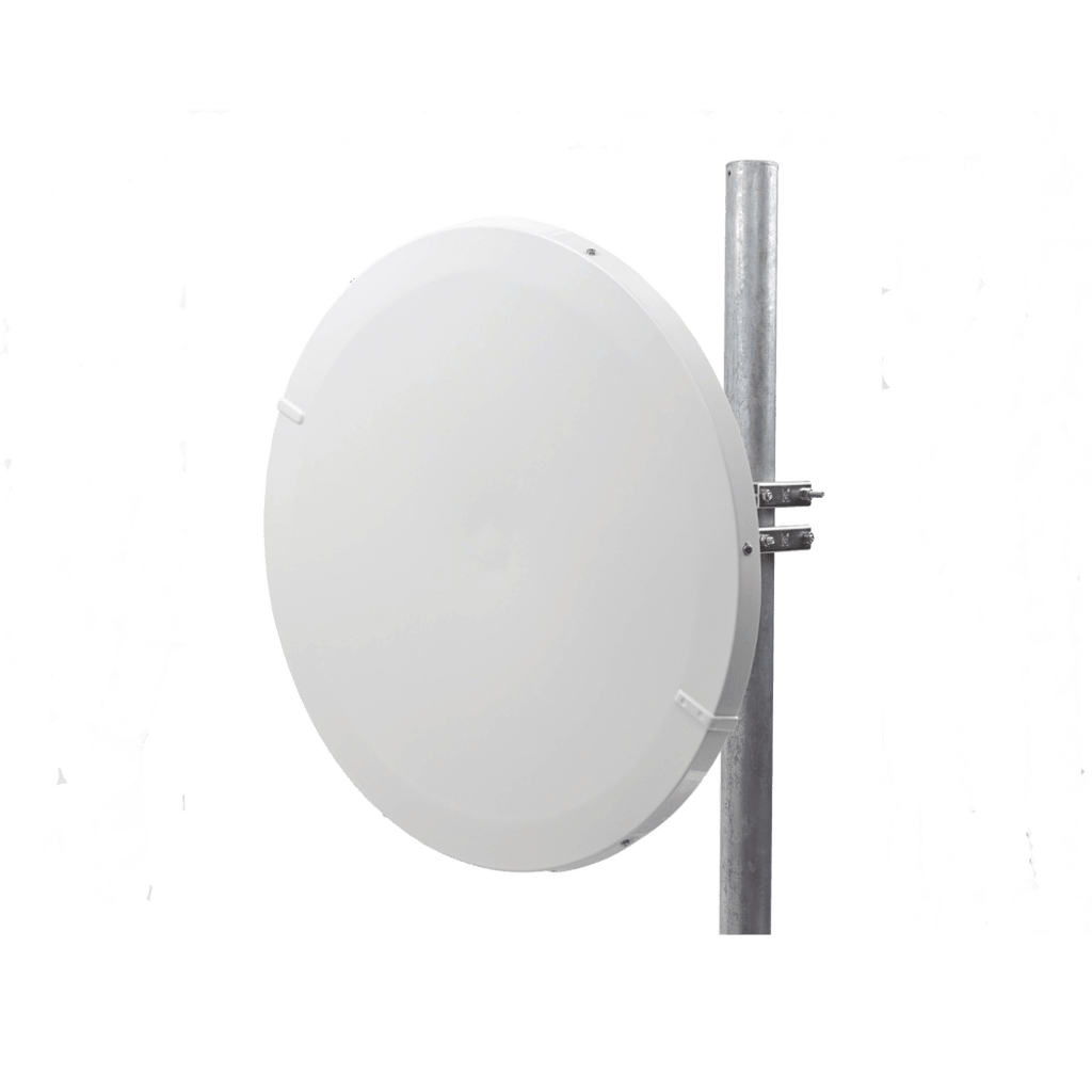 Antena Parabólica Deep Dish MIMO 2-Pack / 29 ± 1 dBi / 4.9 - 6.4 GHz / Doble Polarización V/H / Conectores N-Hembra / Radomo Integrado / 2 ft (61 cm)