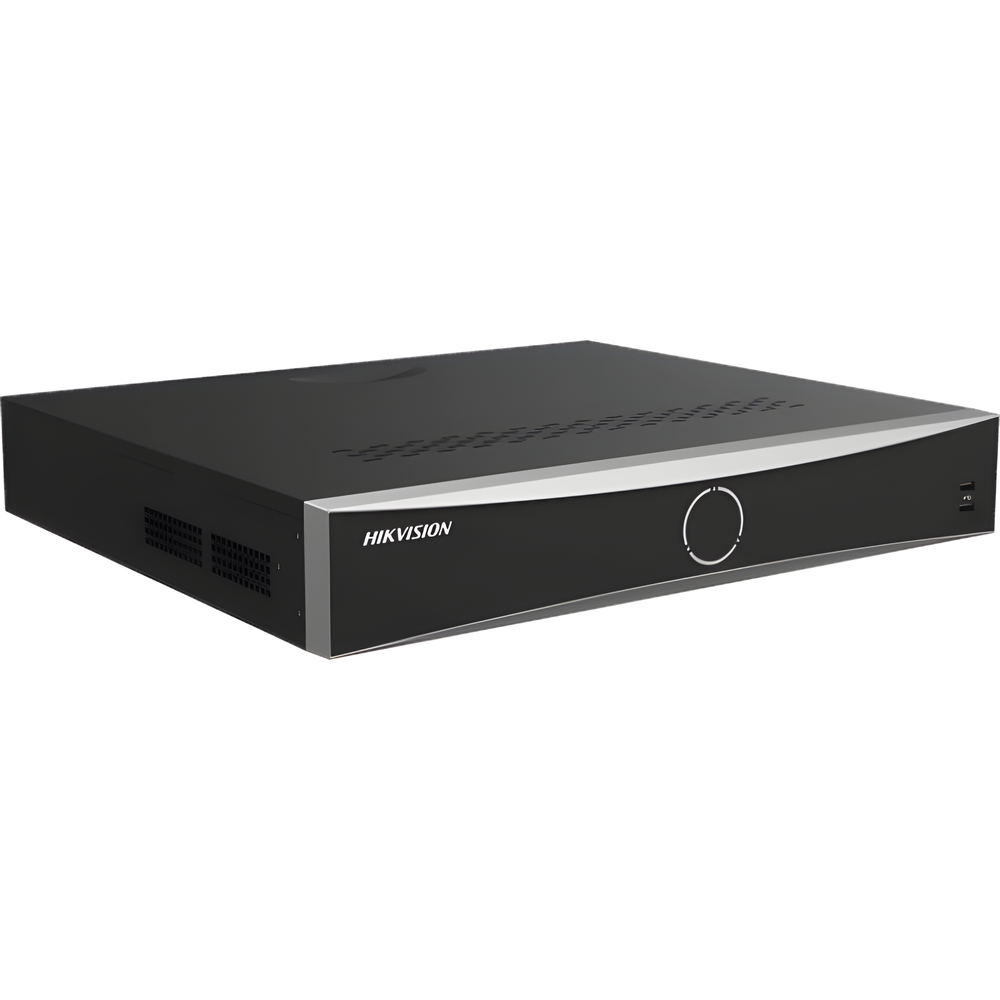 [Acusearch] NVR 12 Megapixel (4K) / 32 canales IP / AcuSense (Evita Falsas Alarmas) / Reconocimiento Facial / 4 Bahías de Disco Duro /  HDMI en 4K / Alarmas I/O