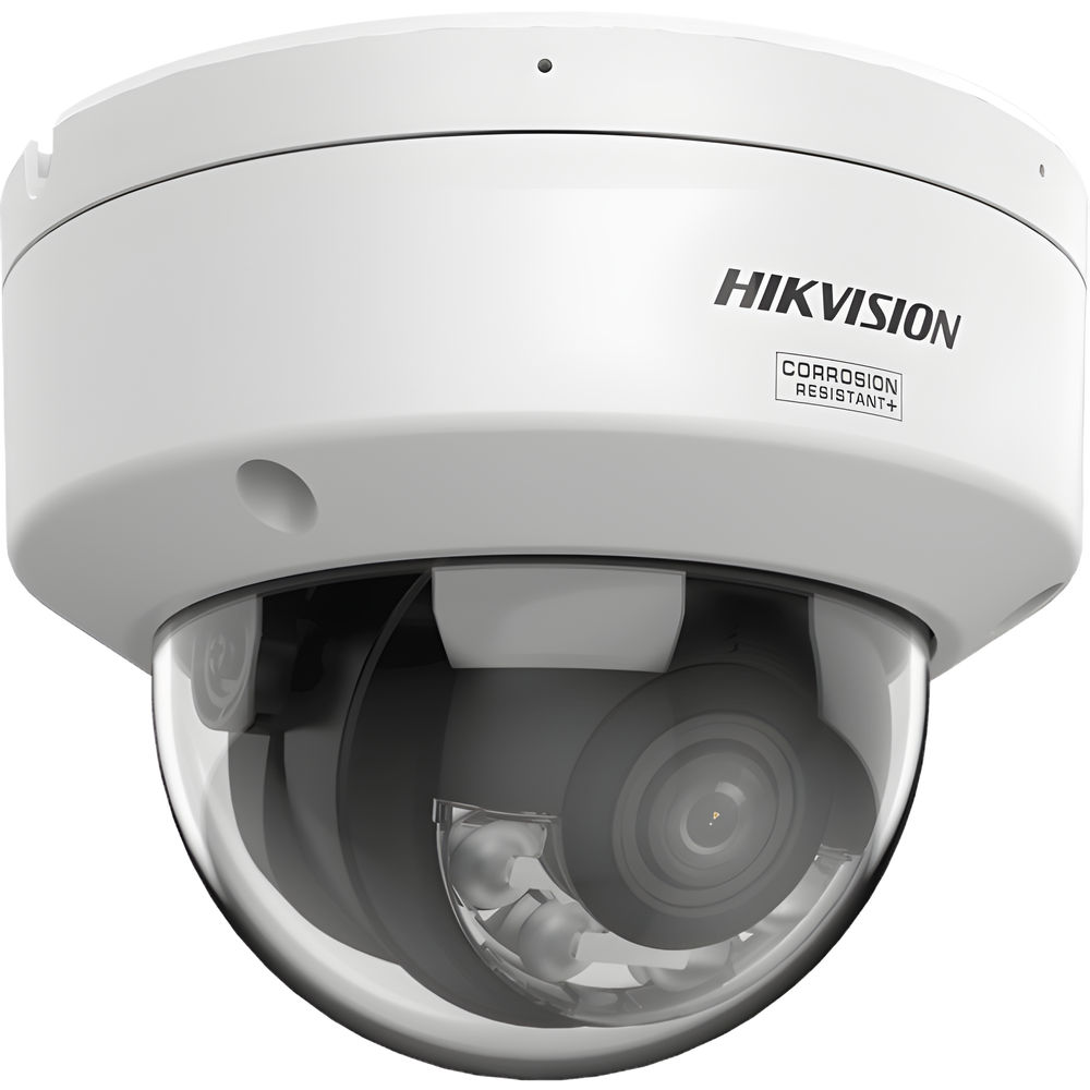 [Dual Light + ColorVu 3.0 + HikAI] Domo IP 4 Megapixel / Lente 2.8 mm / 30 mts IR + Luz Blanca / 2 Microfonos Integrados / Exterior IP67 / WDR 130 dB / ACUSENSE 3.0 / Metal / NEMA 4X / ACUSEEK