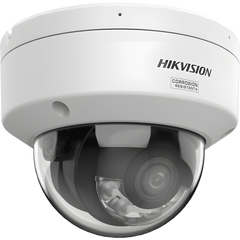 [Dual Light + ColorVu 3.0 + HikAI] Domo IP 4 Megapixel / Lente 2.8 mm / 30 mts IR + Luz Blanca / 2 Microfonos Integrados / Exterior IP67 / WDR 130 dB / ACUSENSE 3.0 / Metal / NEMA 4X / ACUSEEK