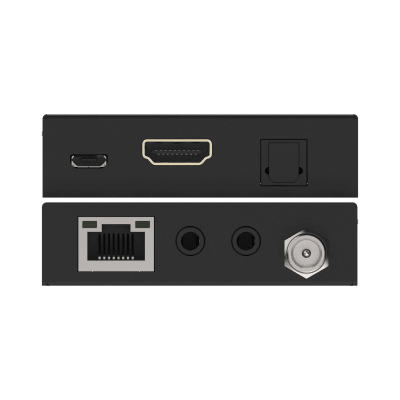 Extensor HDMI 4K@60Hz | PoC Bidireccional | HDR y Dolby Vision | Audio ARC y Óptico | Transmisión hasta 70m por CAT6