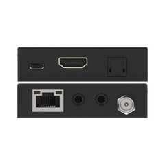 Extensor HDMI 4K@60Hz | PoC Bidireccional | HDR y Dolby Vision | Audio ARC y Óptico | Transmisión hasta 70m por CAT6