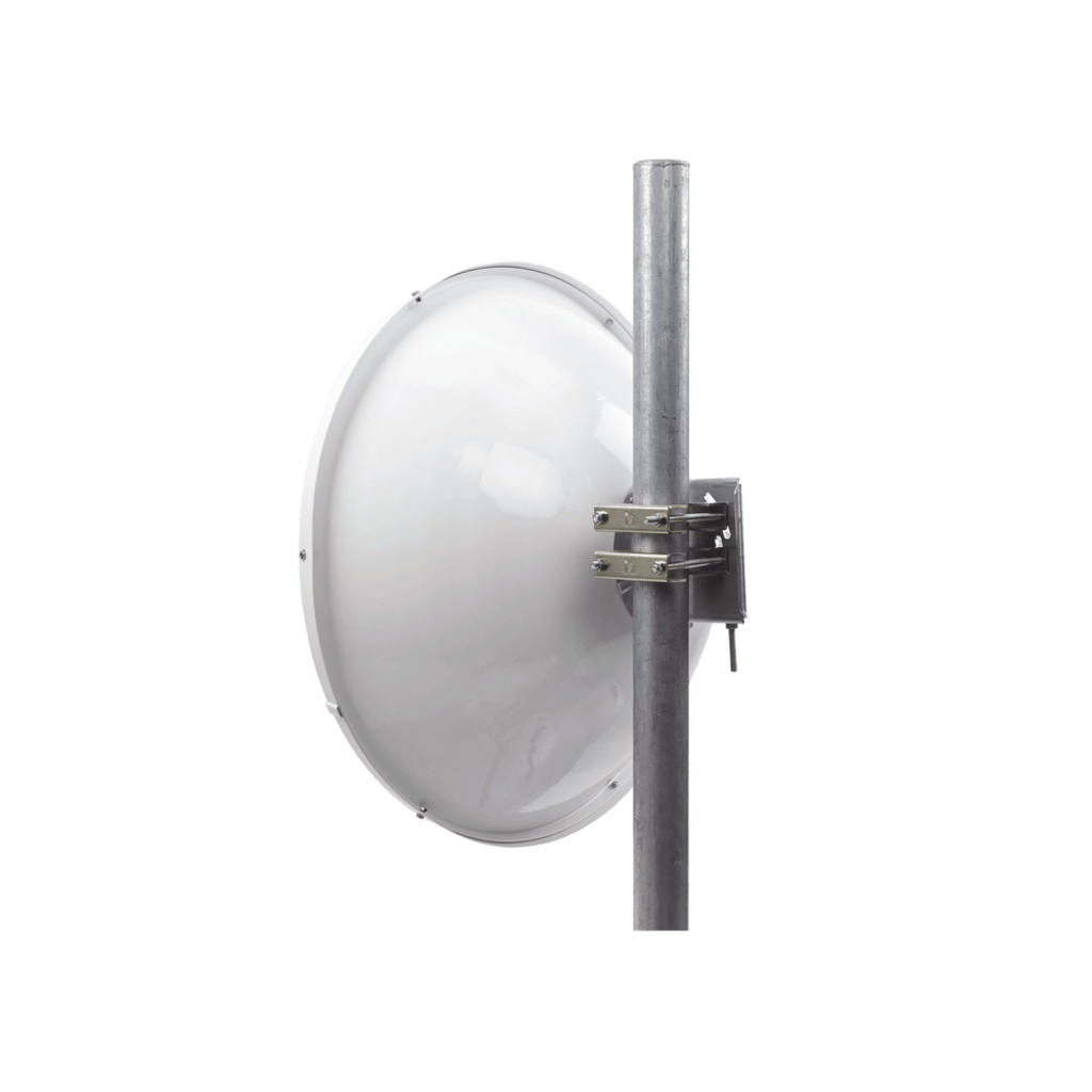 Antena Parabólica Deep Dish MIMO 2-Pack / 29 ± 1 dBi / 4.9 - 6.4 GHz / Doble Polarización V/H / Conectores N-Hembra / Radomo Integrado / 2 ft (61 cm)