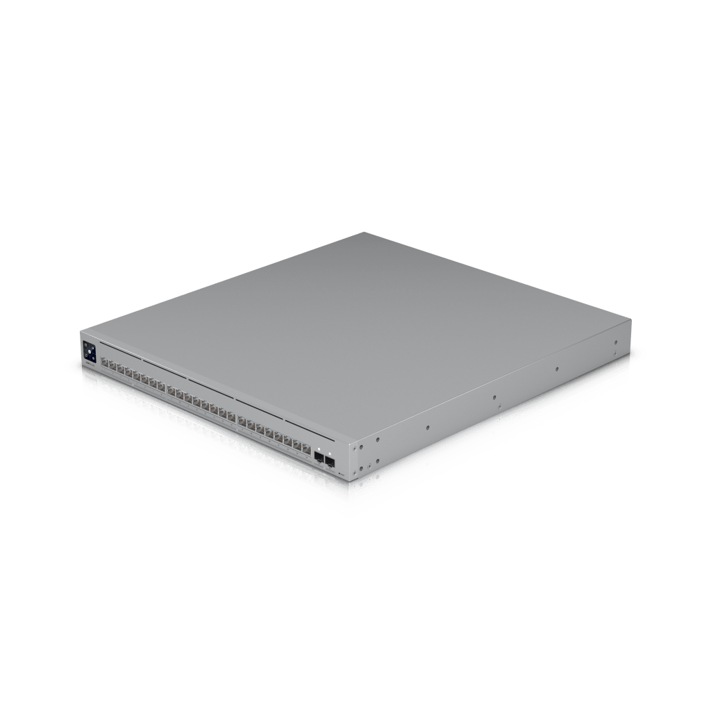 UniFi Switch USW-Pro-XG-24 / Capa 3 / 24 puertos  (16 × 10 GbE, 8 × 2,5 GbE) + 2 puertos SFP28 25 G