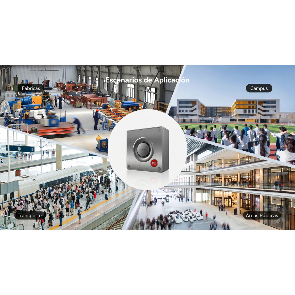 Video Intercom IP para Exterior / Cámara 4 Megapixel (1080p) / HDR e Iluminación IR / Altavoz 5W y Doble Micrófono con Reducción de Ruido / Panel Acero Inoxidable y Cuerpo Aluminio / IP66 e IK10 / PoE+ / 2 Líneas SIP