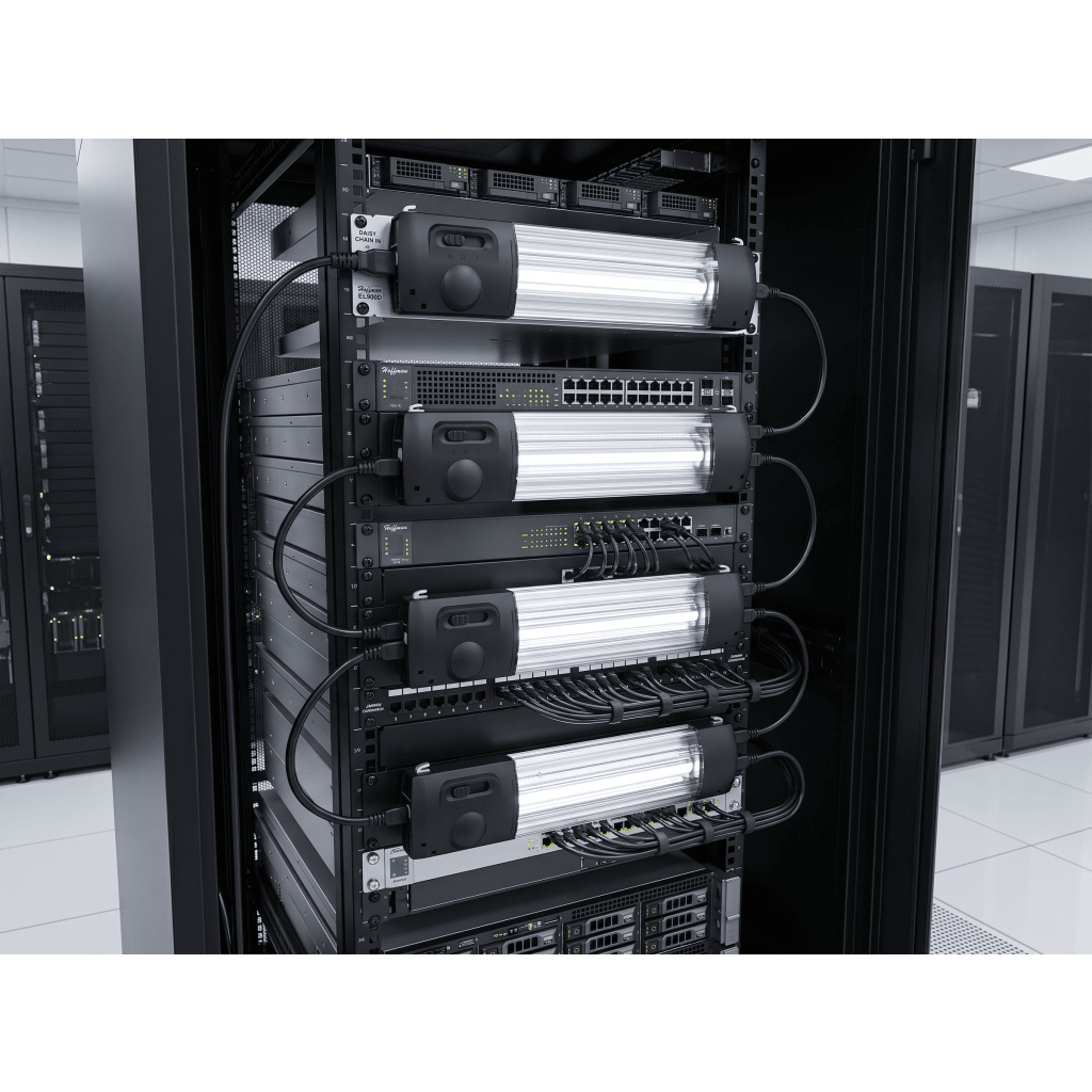Lámpara LED para Gabinete de Telecomunicaciones / 900 lm (4000K Blanco Neutro) / 9W / Instalación sin Herramientas / Serie hasta 4 Unidades / 100-240 Vca
