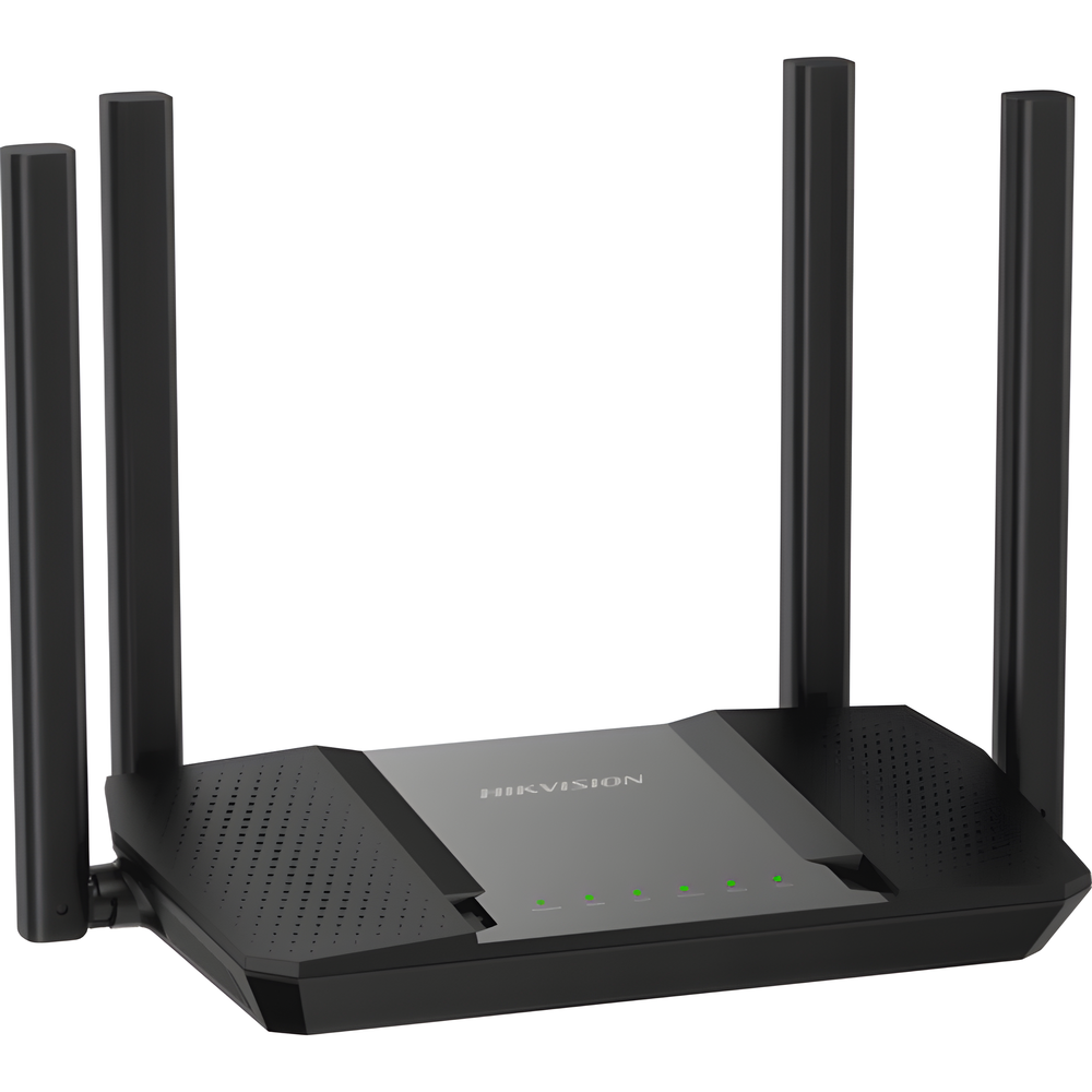 Router Inalámbrico WISP Gigabit / Wifi 5 / Hasta 1200 Mbps / Doble Banda AC (2.4 GHz y 5 GHz) / 3 Puertos LAN 10/100/1000 Mbps + 1 Puerto WAN 10/100/1000 Mbps /  4 Antenas Externas Omnidireccional de 5 dBi / Interior