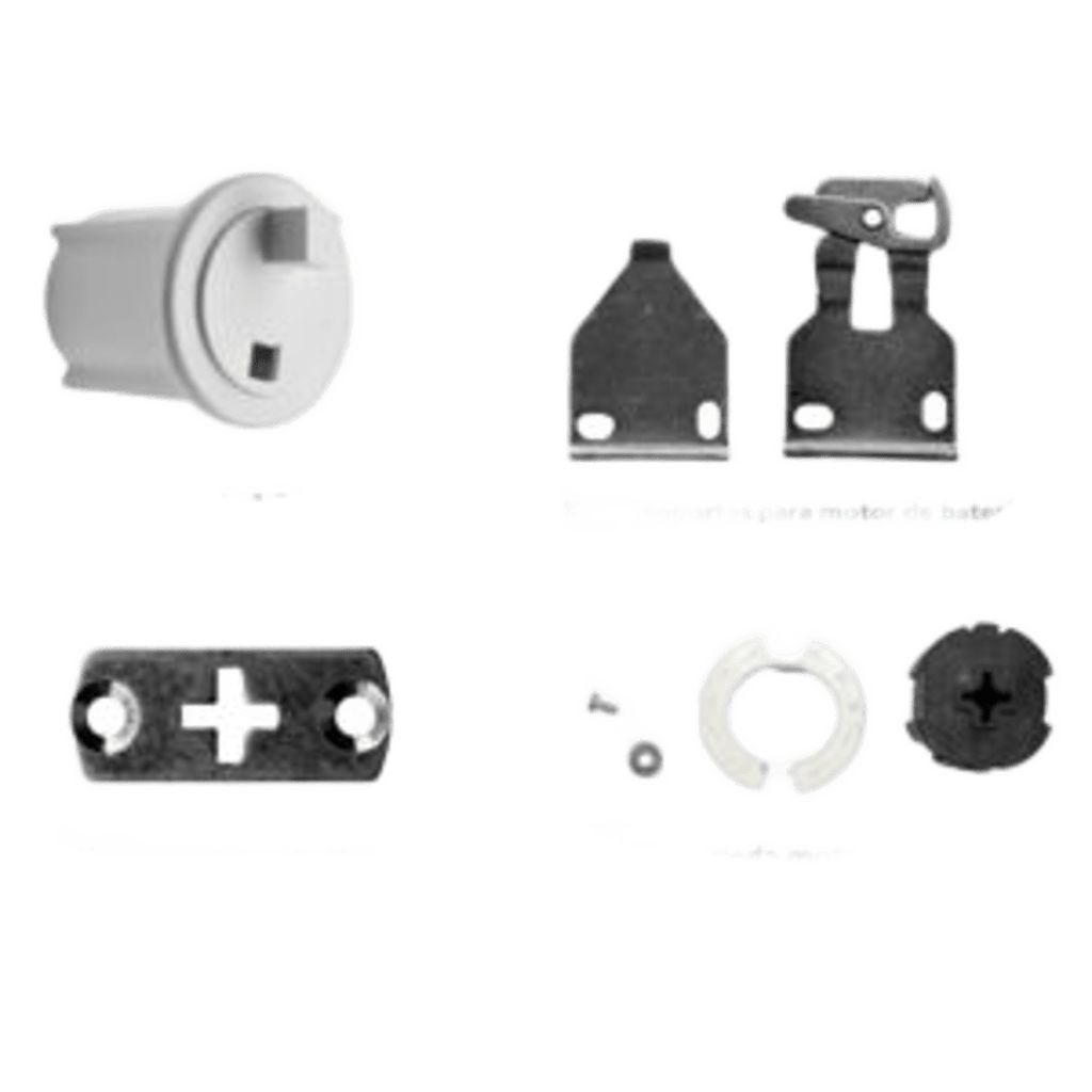 Kit de Motorización Inalámbrico RTS | Batería Integrada y Accesorios de Montaje | Para Ventanas de 2.3 x 3 mts