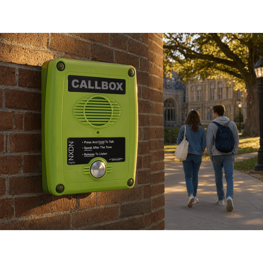 Callbox Digital NXDN, Intercomunicador Inalámbrico Vía Radio UHF 450-470MHZ, Serie Q7 en Color Verde