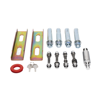 Kit COMPLETO Barrera Izquierda XBF Con Corona LED / Brazo de 3M / Incluye Sensor de Masa, Transformador, Lazo Magnético, Ancla, Fotoceldas y 2 Controles Inalámbricos