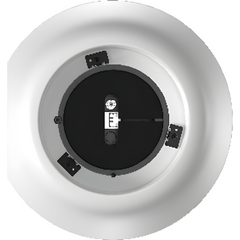 Altavoz Colgante | 70V/100V | 10W | cobertura cónica de 88° | Color Negro