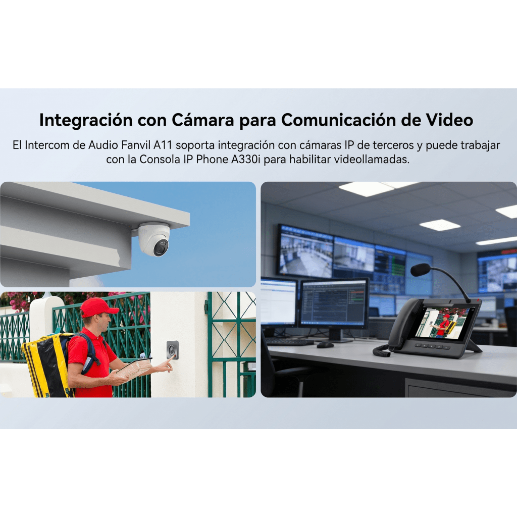 Video Intercom IP para Exterior / Cámara 4 Megapixel (1080p) / HDR e Iluminación IR / Altavoz 5W y Doble Micrófono con Reducción de Ruido / Panel Acero Inoxidable y Cuerpo Aluminio / IP66 e IK10 / PoE+ / 2 Líneas SIP
