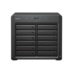 Unidad de Expansión Synology DX1222 | 12 Bahías para HDD/SSD SATA 3.5" o 2.5" | Intercambio en Caliente | Puerto Mini-SAS HD | Garantía de 5 Años.