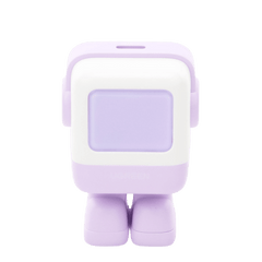 Cargador Mini GaNRobot 30W serie UNO | 1 USB-C de Carga Rápida | Tecnología GaN II | Multiprotocolo PD/QC/SCP/FCA | Carga Inteligente | Pantalla LED | Zapato Magnético Extraíble | Thermal Guard | Color Lila.