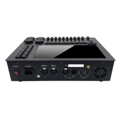 Consola de Iluminación DMX EPLT1 / 2 Universos  / Pantalla 10.1" Multitáctil / 10 Faders + 4 Ruedas / WiFi Integrado / Flight Case Incluido
