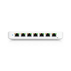 USW Ultra Switch de 8 Puertos GbE (7 Puertos PoE+ y 1 Puerto Entrada PoE++) con Opciones de Montaje Versátiles