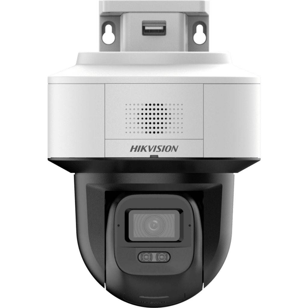 PTZ IP 4 Megapixel (2560x1440) / 4X Zoom Óptico / Dual Light 30 m IR + 30 m Luz Blanca / Lente 2.8-12 mm / AcuSense / Auto-Tracking Lite / Audio de 2 Vías / IP66 / PoE+ / microSD 512 GB
