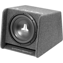 Subwoofer para automóvil / Carcasa BassWedge™ / Driver W0v3 de 10 pulgadas (25.4 cm) / 300 W RMS / 4 Ohmios / Respuesta 30 Hz - 200 Hz / Perfil Bajo / MDF con Alfombra