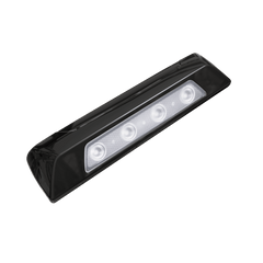 Luz Auxiliar de Escena de 4 LED, Blanco, Lente Transparente, Bisel Negro