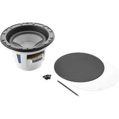 Subwoofer Náutico / 8" (203.2 mm) / Deflector Infinito / 200 W RMS / 4 &Omega; / Sensibilidad 86.8 dB / Cono de Polipropileno Relleno de Mica / Rejilla Luxe Negro / Conectores de Pala / Sin Iluminación LED