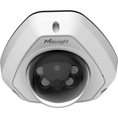 Cámara Mini Domo AI Antivandálica 4K / 8 Megapíxeles / Lente 4 mm / IR 30 m / Starlight 0.012 Lux / Super WDR 120 dB / H.265+ / Micrófono Integrado / SIP / IP67 / IK10 / NDAA