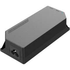PoE Injector Grandstream 60W MultiGigabit / Compatible con IEEE 802.3af/at/bt / 1x 2.5Gbps RJ45 LAN IN / 1x 2.5Gbps RJ45 LAN OUT con PoE 60W / 100~240VAC / 54VDC / Plug-and-Play / FCC, CE, RCM, IC