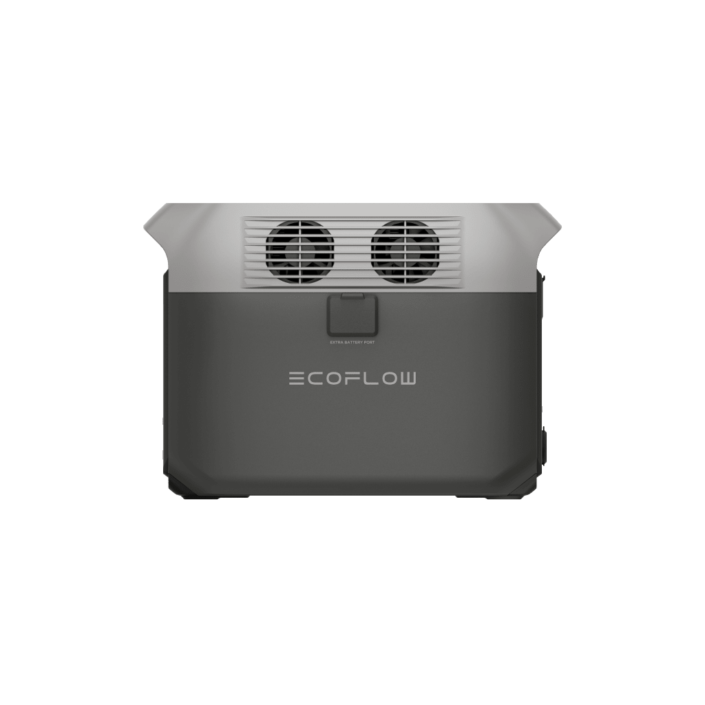 Estación de Energía Portátil Delta 3 1536Wh Litio LFP / 6 AC 1800 W (Max. 3600W) / 2 USB-C 100W / Capacidad para Aumentar Respaldo / Cargador de Coche 10A a 12.6V / Conectividad WiFi y Bluetooth (App) / Carga Solar 500W Max.