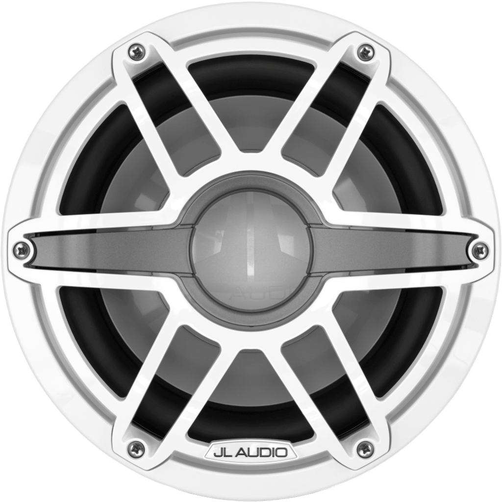 Subwoofer Náutico 10" / 250 W RMS / 4 &Omega; / Polipropileno con Mica / Rejilla Deportiva Blanca / Deflector Infinito o Caja Cerrada / Marino