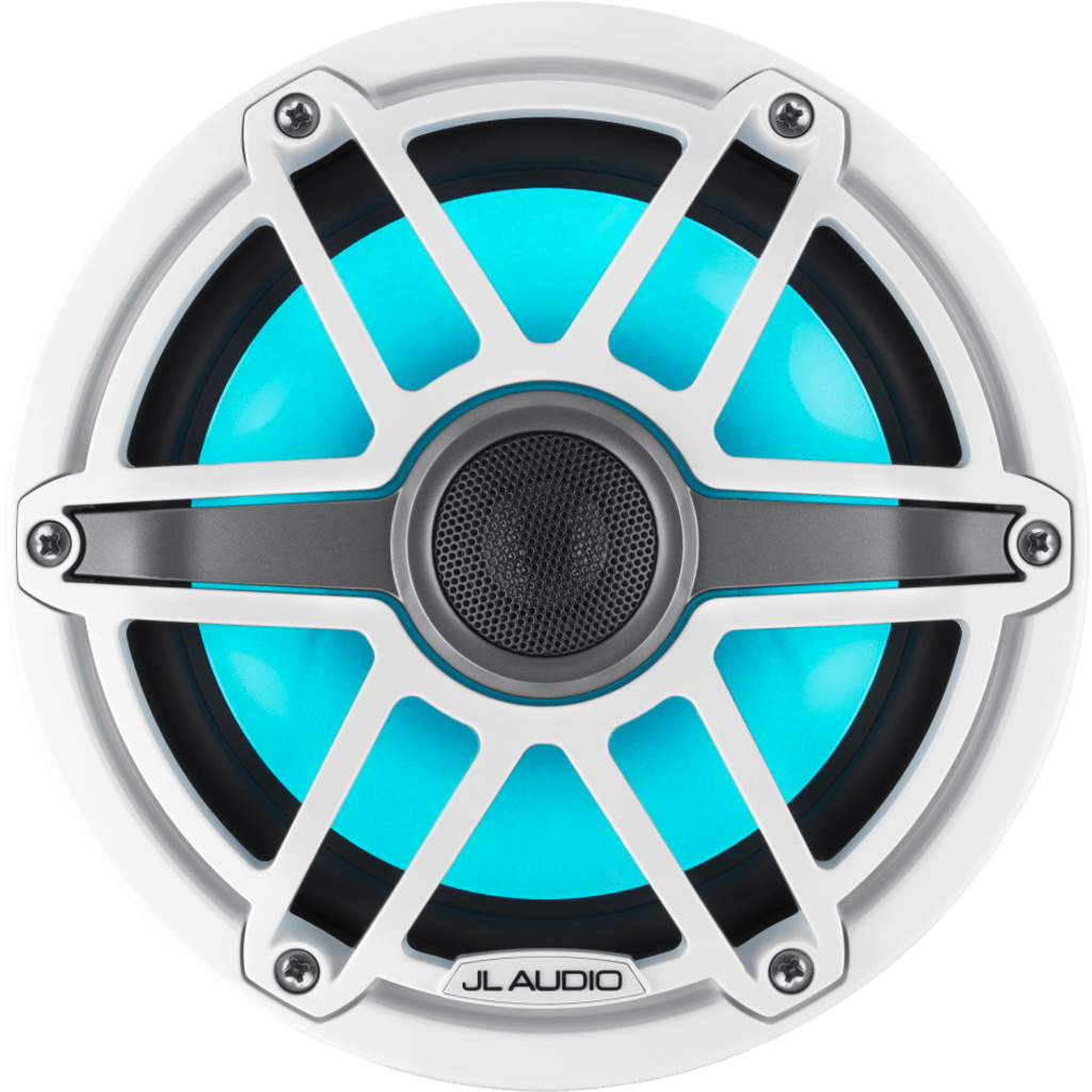 Bocinas Náuticas / 7.7" Coaxial / 100 W RMS / LED Transflective™ / Rejilla Deportiva Blanca / 4 &Omega; / 91 dB / 45 Hz-25 kHz