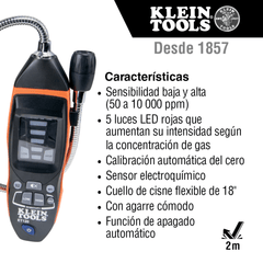 Detector de Fugas de Gas Combustible.