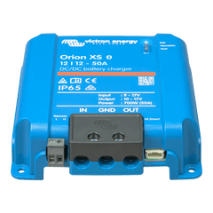 Orion XS 12/12-50 A / Cargador de Baterías CC-CC / 50 A 12 V / IP65 / Compatibilidad Alternador Inteligente / Para Bancos de Baterías de 500 Ah